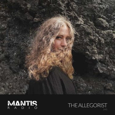 The Allegorist looking side on, her hair in the wind - Mantis Radio